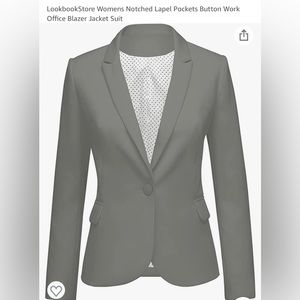 Gray blazer